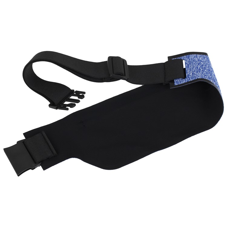 MOMAX XFIT Slim Running Zipped Waist Pouch for iPhone 7 Plus, etc. - Blue-5