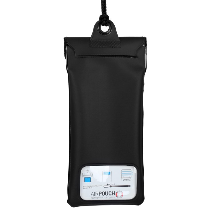 MOMAX AIRPUUCH Universal Waterproof Dustproof Phone Case Bag for iPhone Samsung Huawei etc. - Black-2