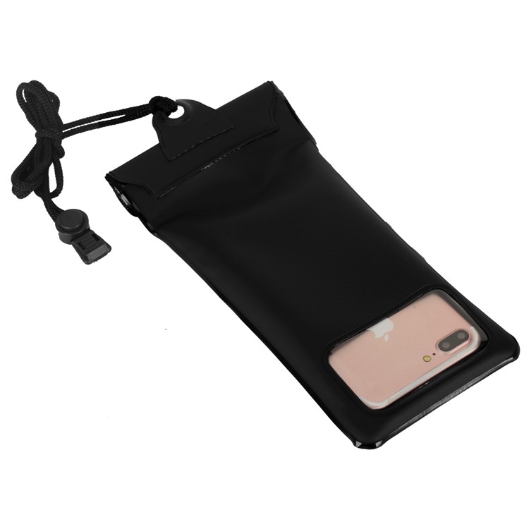 MOMAX AIRPUUCH Universal Waterproof Dustproof Phone Case Bag for iPhone Samsung Huawei etc. - Black-6