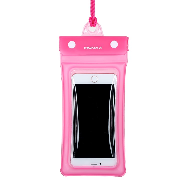 MOMAX AIRPUUCH Universal Waterproof Dustproof Phone Case Bag, Size: 76mm x 150mm - Pink-3