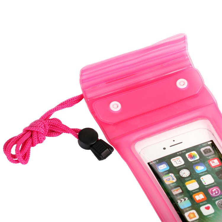 MOMAX AIRPUUCH Universal Waterproof Dustproof Phone Case Bag, Size: 76mm x 150mm - Pink-7