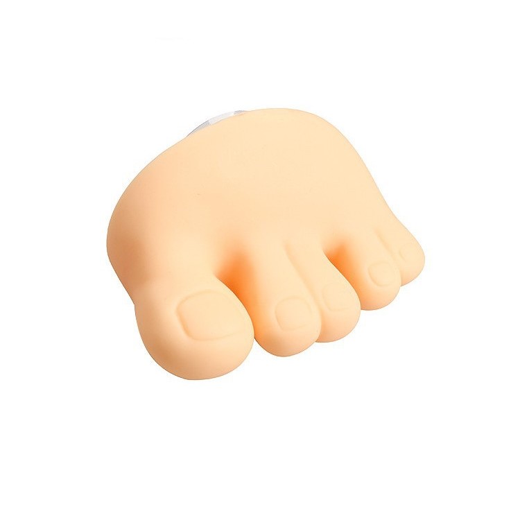Funny Cute Foot Toe Shaped Pen Pencil Toothbrush Holder Mount Stand-2