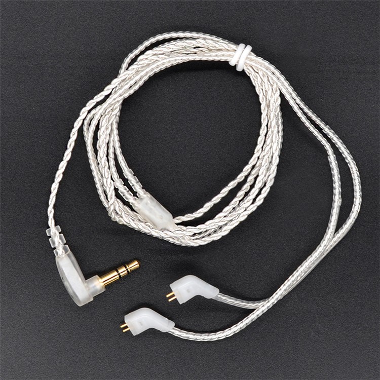 KZ ZST ED12 Earbuds 0.75mm 2Pin Upgrade Silver Plated Earbuds Audio Cable Replacement-10