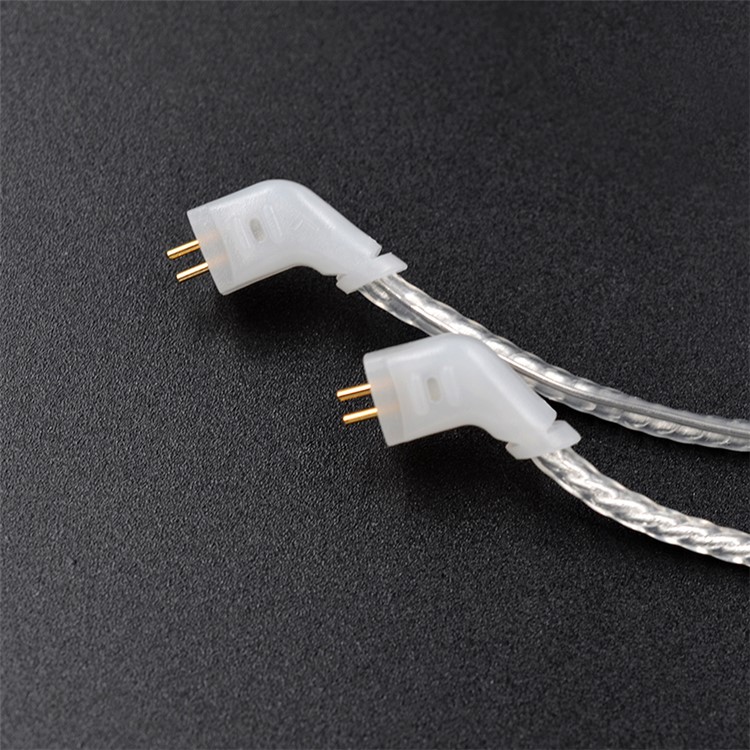 KZ ZST ED12 Earbuds 0.75mm 2Pin Upgrade Silver Plated Earbuds Audio Cable Replacement-9