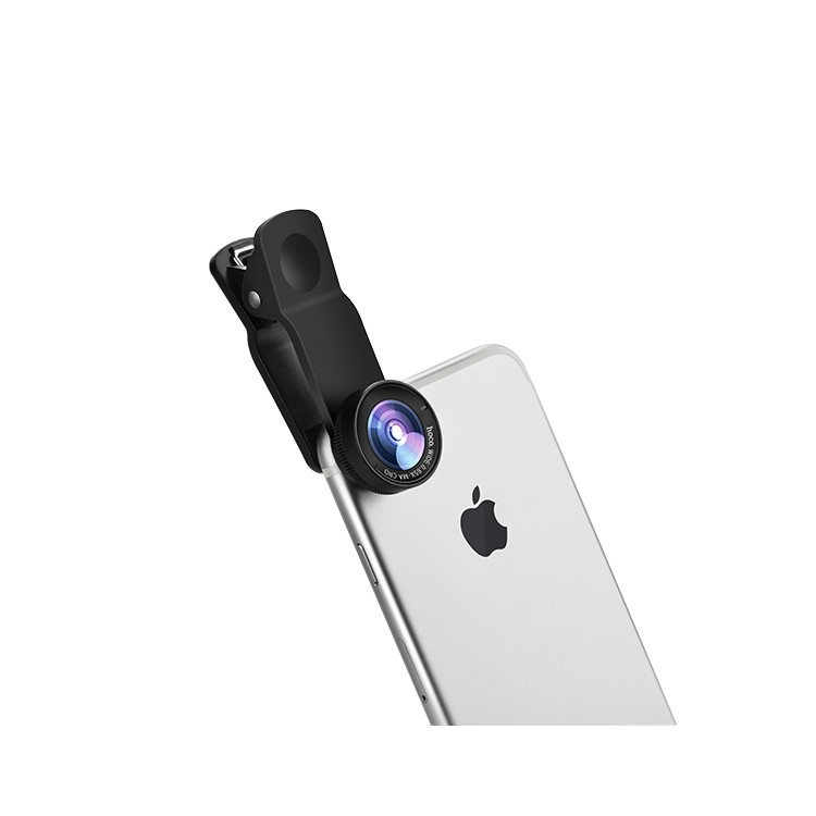 HOCO PH6 Clip-on High Definition 110° Wide Angle + 10X Macro Lens for iPhone Samsung Smartphones-2