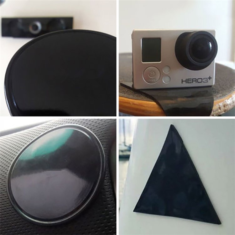 2PCS Round and Triangle Shaped Magical Gel Pad Anti-slip Mat Wall Sticker Car Mobile Phone Bracket Mat-10