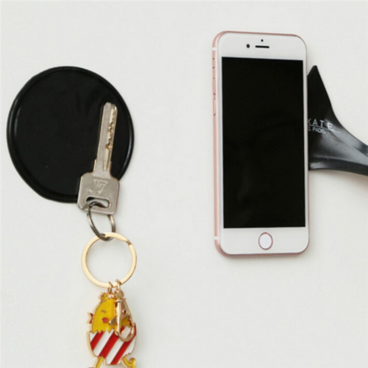 2PCS Round and Triangle Shaped Magical Gel Pad Anti-slip Mat Wall Sticker Car Mobile Phone Bracket Mat-11