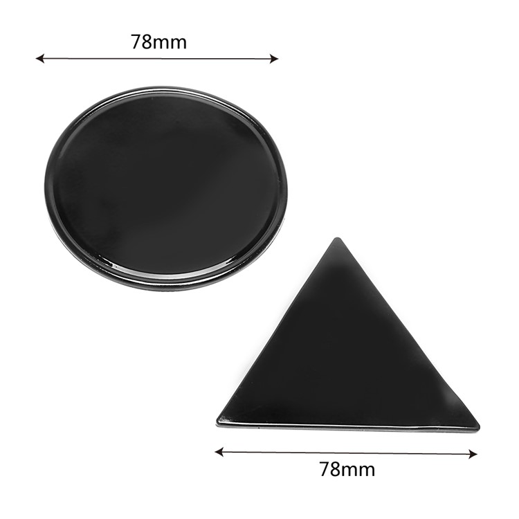 2PCS Round and Triangle Shaped Magical Gel Pad Anti-slip Mat Wall Sticker Car Mobile Phone Bracket Mat-3
