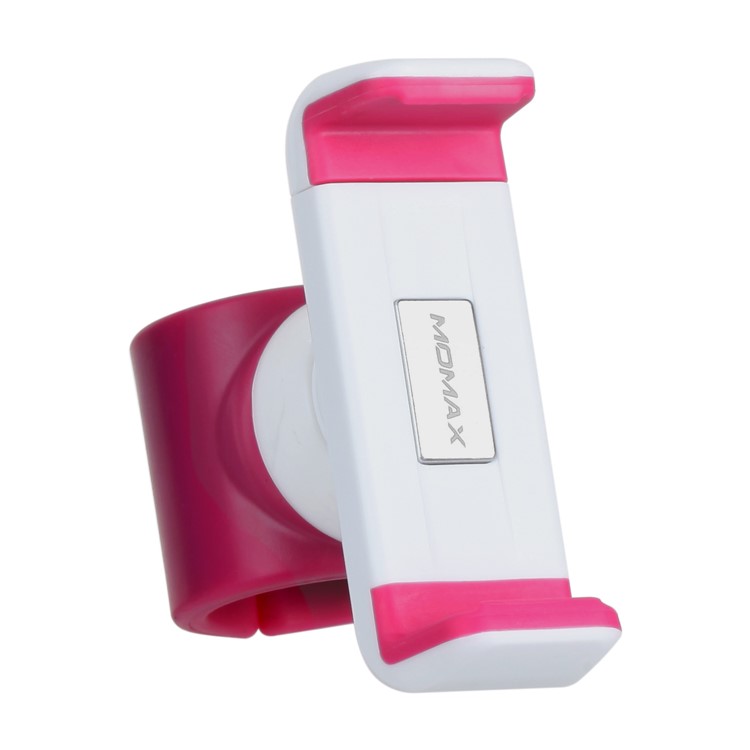 MOMAX Selfie Hero DUO Dual Mount Adapter Handheld Bluetooth Selfie Stick for iPhone GoPro - Rose-8