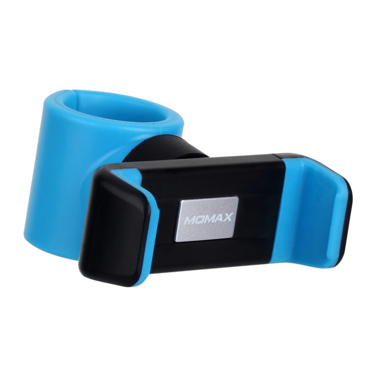 MOMAX Selfie Hero DUO Extendable Dual Holder Bluetooth Selfie Stick Monopod for iPhone GoPro - Blue-9