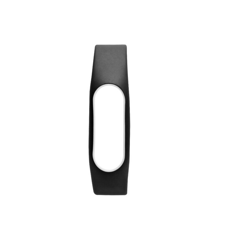TPU Anti-lost Wrist Band Replacement for Xiaomi Mi Band 2 - Black + White-3