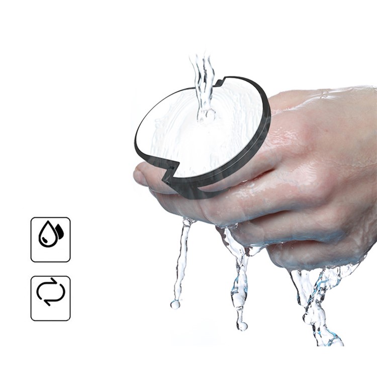 IPAKY Shield Shape Finger Grip Ring Holder Universal Mobile Phone Stand for iPhone Samsung Huawei - Silver Color-3