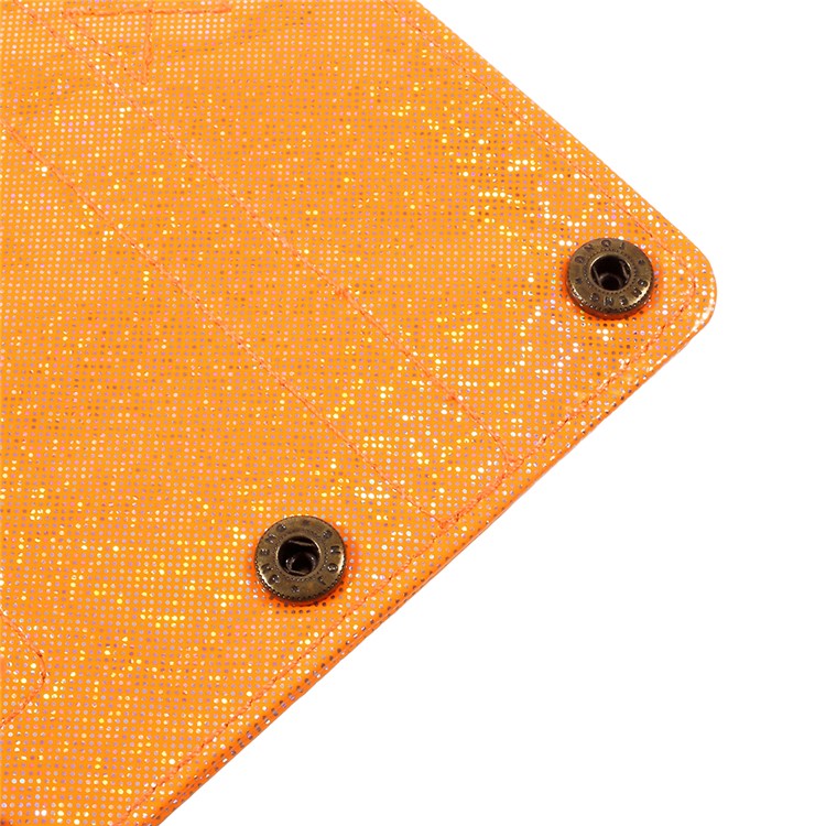 Premium PU Leather Sleeve Pouch Carry Bag with Removable Straps for Amazon Echo Speaker - Orange-16