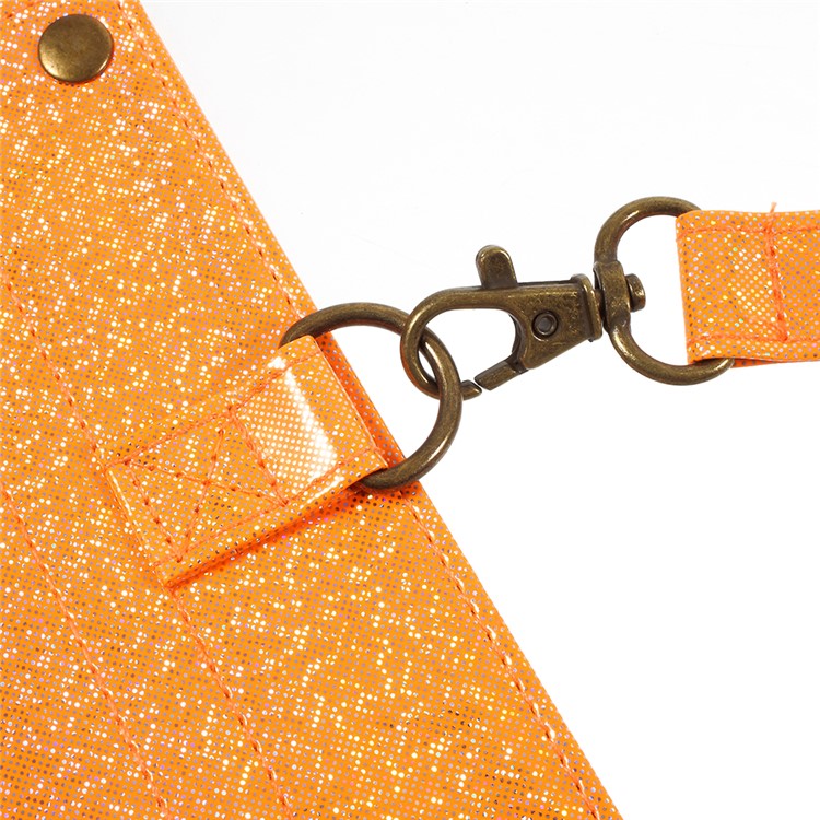Premium PU Leather Sleeve Pouch Carry Bag with Removable Straps for Amazon Echo Speaker - Orange-18