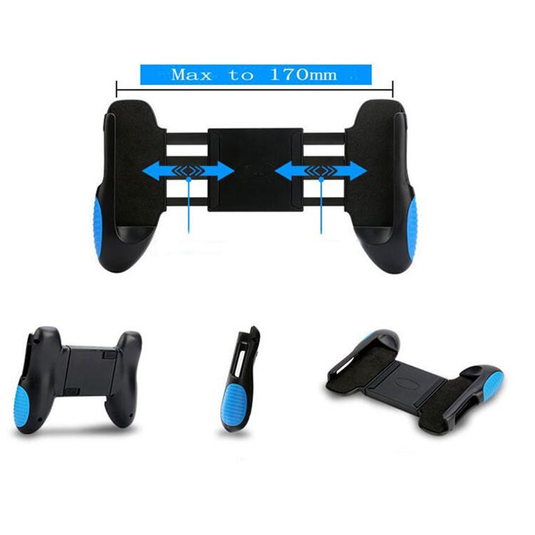 Multifunctional Mobile Phone Holder Stand Smart Phone Gamepad for Any 4.5 ~ 6.5 Inch Smartphone - Blue-4