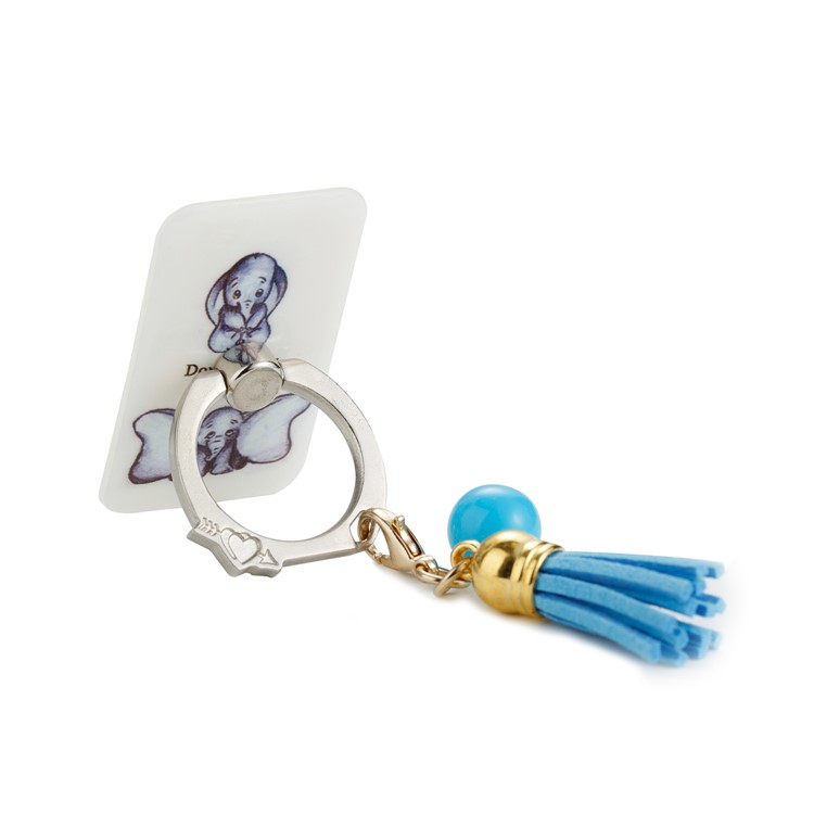 Universal Tassel Ring Grip Holder Smartphone Bracket for iPhone Samsung Huawei - Cute Elephants-2