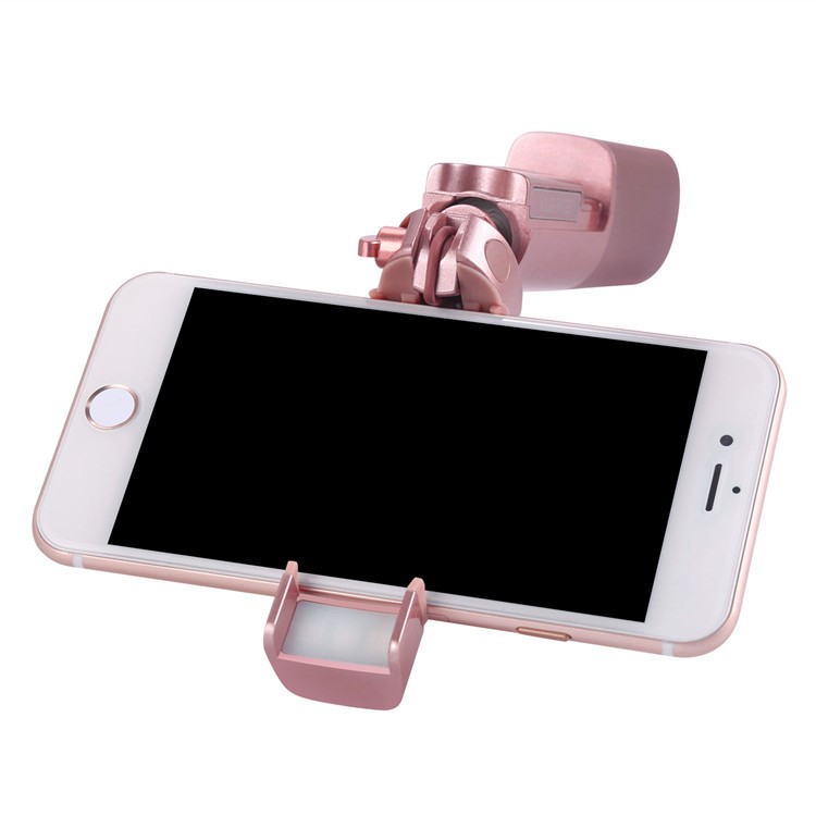 X6 Extendable Bluetooth Mini Pocket Selfie Stick for iPhone X / 8 Plus - Rose Gold Color-11