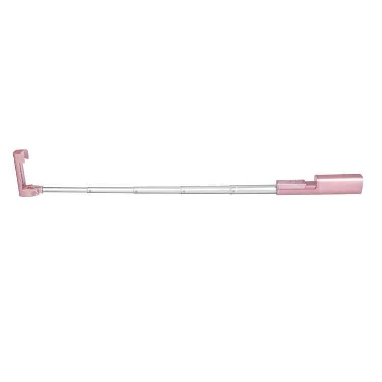 X6 Extendable Bluetooth Mini Pocket Selfie Stick for iPhone X / 8 Plus - Rose Gold Color-17