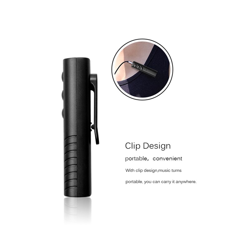 Clip-on 3.5mm Jack Bluetooth Music Receiver Car Audio Receiver Adapter for Headphone Home Car Stereo-18