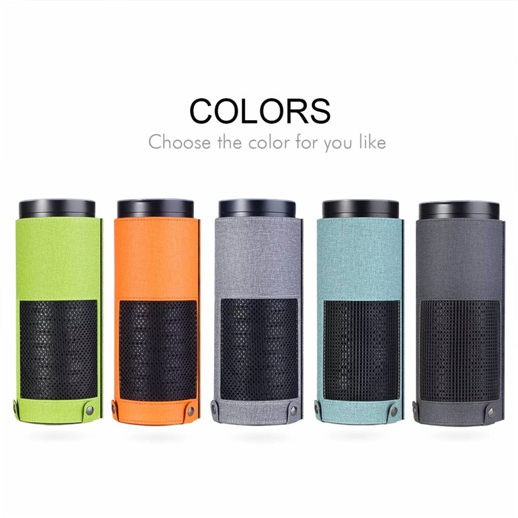Cloth Texture PU Leather Sleeve Case Protective Pouch for Amazon Echo Speaker - Green-2