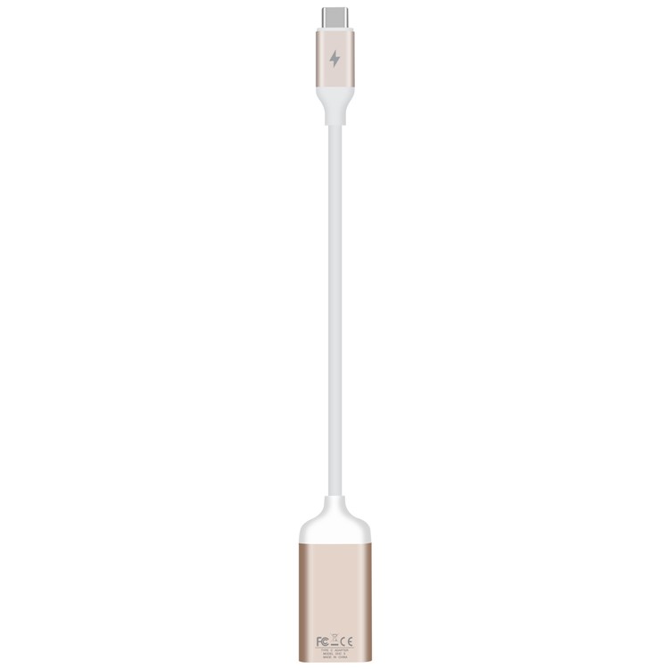MOMAX Type C to HDMI Converter Adapter Cable for Samsung Galaxy Note 8 / S8 Plus / S8 - Champagne Gold Color-2