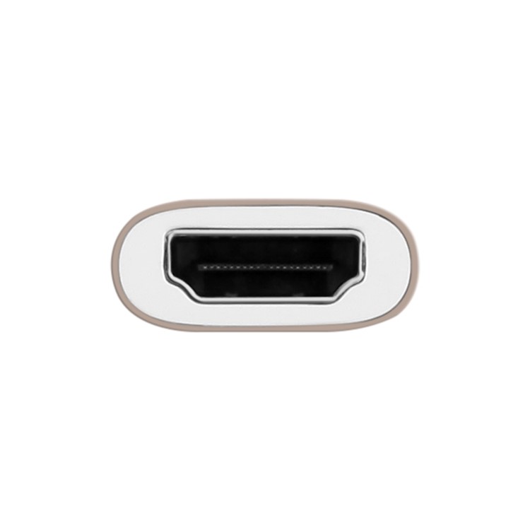 MOMAX Type C to HDMI Converter Adapter Cable for Samsung Galaxy Note 8 / S8 Plus / S8 - Champagne Gold Color-4