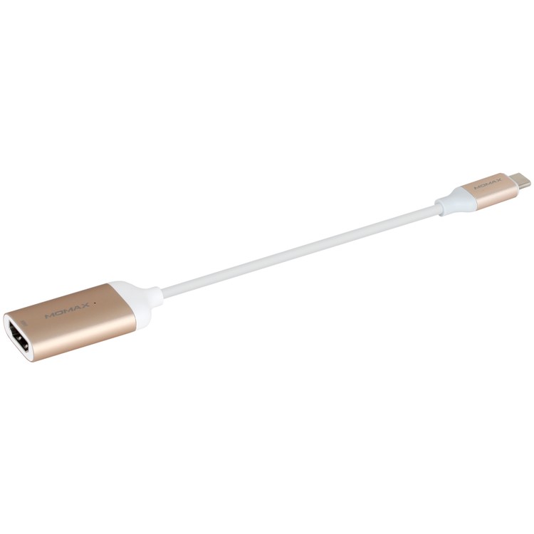 MOMAX Type C to HDMI Converter Adapter Cable for Samsung Galaxy Note 8 / S8 Plus / S8 - Champagne Gold Color-5