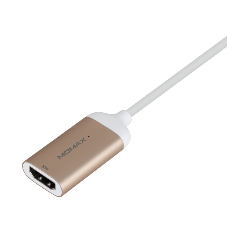 MOMAX Type C to HDMI Converter Adapter Cable for Samsung Galaxy Note 8 / S8 Plus / S8 - Champagne Gold Color-6