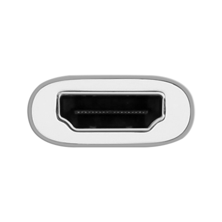 MOMAX Type-C USB3.1 to HDMI Adapter Converter Cable 20cm for Samsung Galaxy Note 8 / S8 Plus / S8 - Silver Color-4