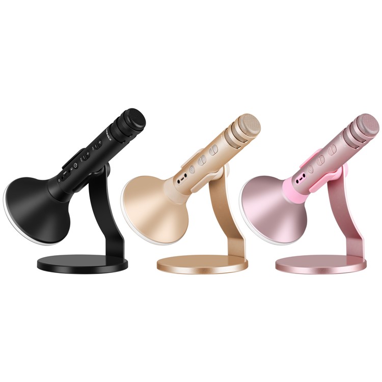 MOMAX K-MIC PRO Wireless Karaoke Microphone Kit with Mobile Phone Holder - Black-14