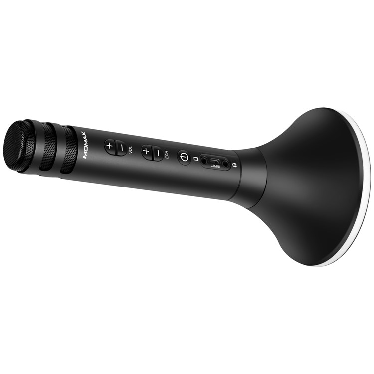 MOMAX K-MIC PRO Wireless Karaoke Microphone Kit with Mobile Phone Holder - Black-3