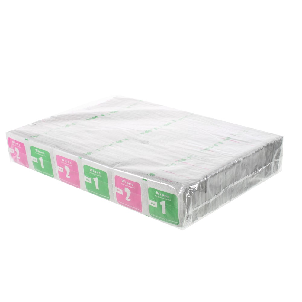 375Pcs/Pack Professional Screen Cleaning Paper (Dry Wipe + Wet Wipe)-3