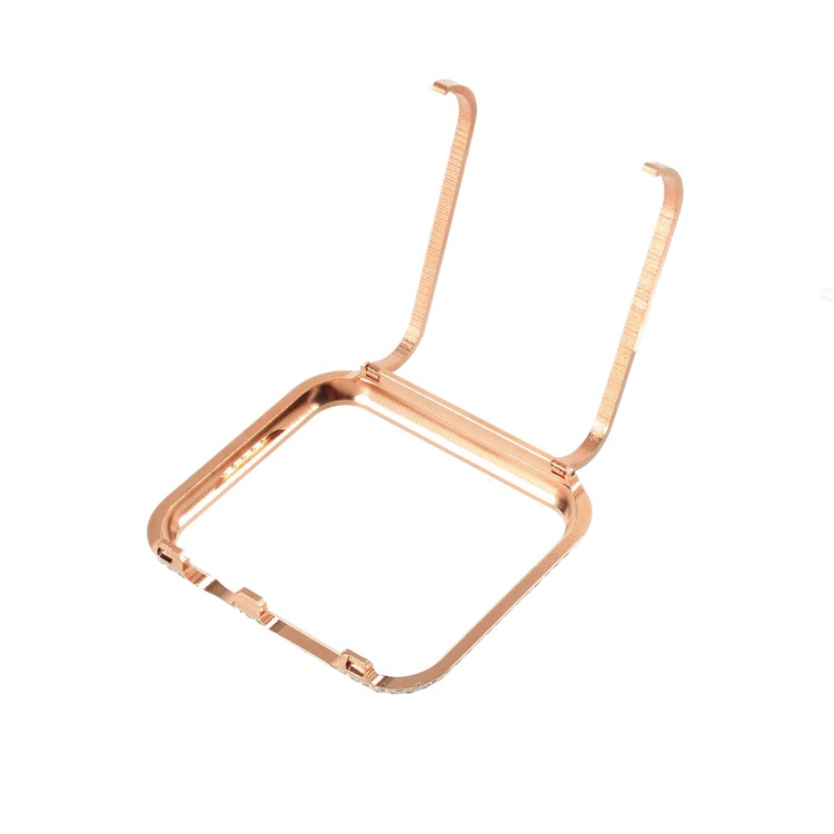 Luxury Diamond Decor Watch Protective Cover for Apple Watch Series 3/2/1 42mm - Rose Gold / Silver-10