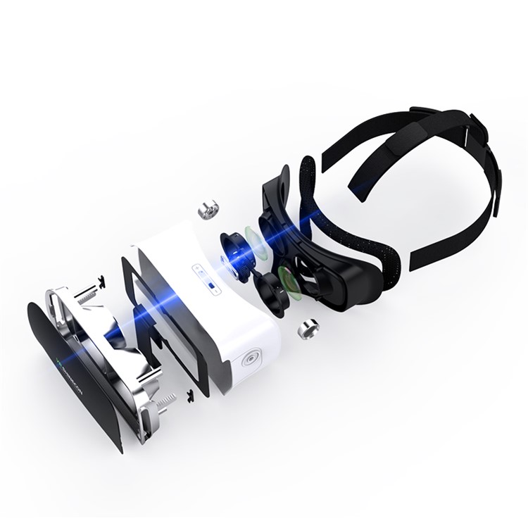 VR SHINECON Y006 Virtual Reality 3D Video Glasses Headset with Remote Controller - Black-4