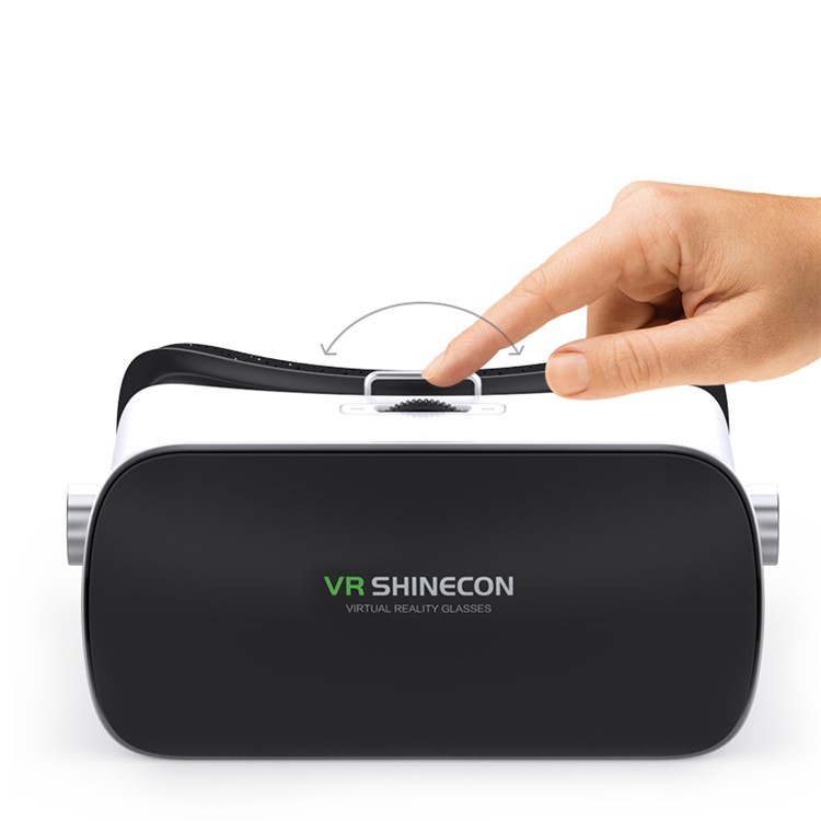 VR SHINECON Y006 Virtual Reality 3D Video Glasses Headset with Remote Controller - Black-5
