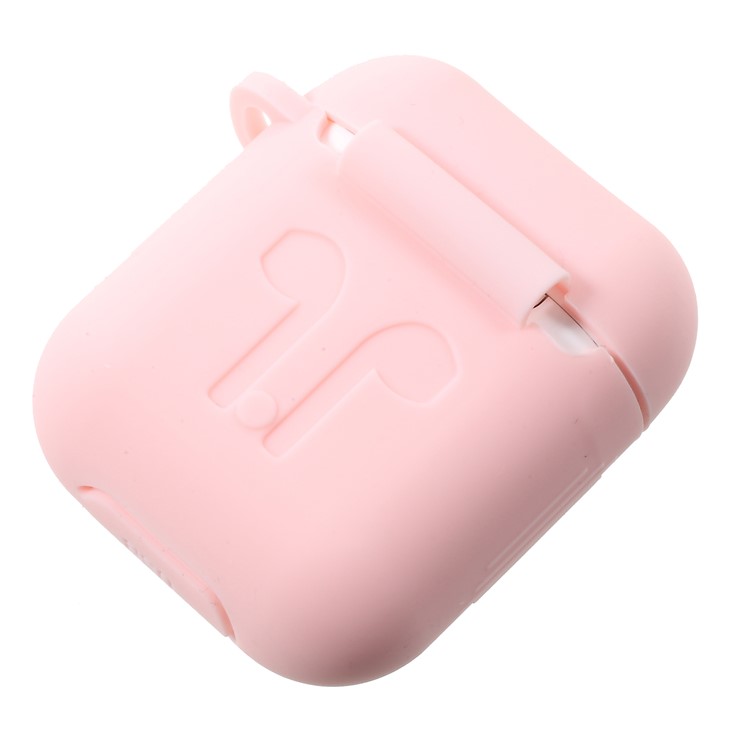 Drop-proof Soft Silicone Cover Shell for Apple AirPods Charging Case - Pink-4