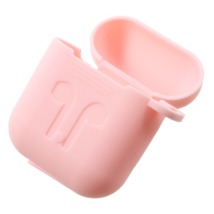 Drop-proof Soft Silicone Cover Shell for Apple AirPods Charging Case - Pink-5