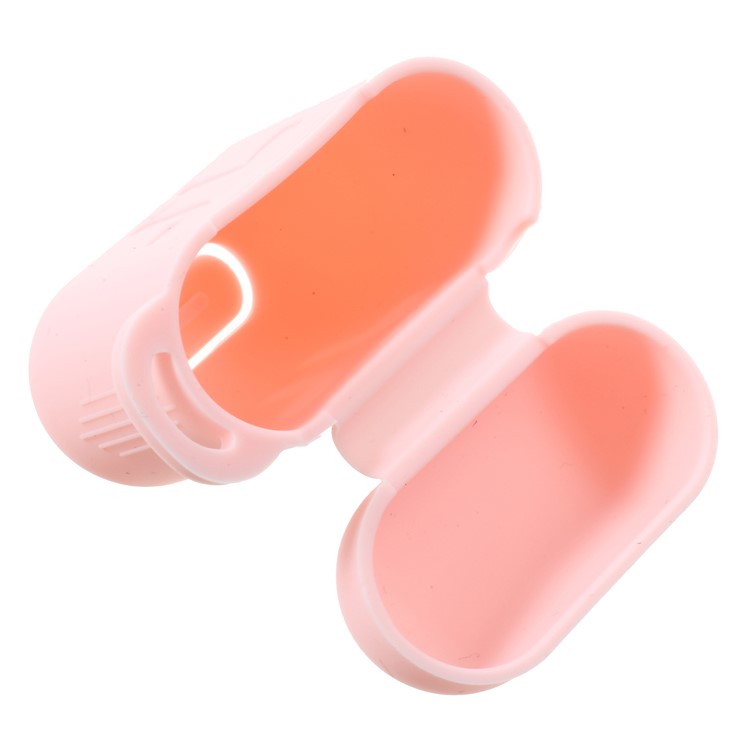 Drop-proof Soft Silicone Cover Shell for Apple AirPods Charging Case - Pink-6