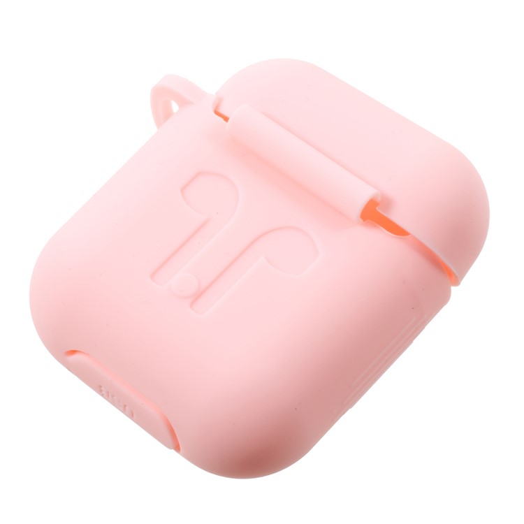 Drop-proof Soft Silicone Cover Shell for Apple AirPods Charging Case - Pink-7
