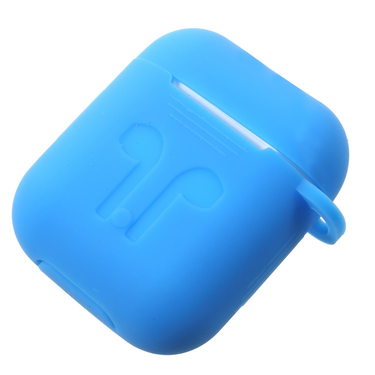 Drop-proof Soft Silicone Protection Case for Apple AirPods Charging Case - Baby Blue-4
