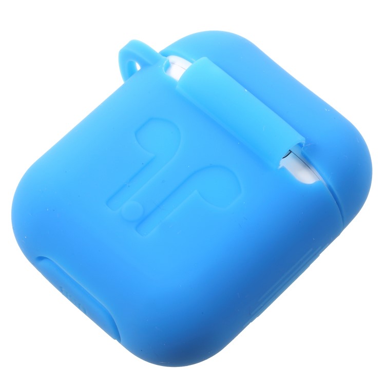 Drop-proof Soft Silicone Protection Case for Apple AirPods Charging Case - Baby Blue-5