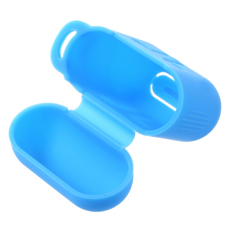 Drop-proof Soft Silicone Protection Case for Apple AirPods Charging Case - Baby Blue-7