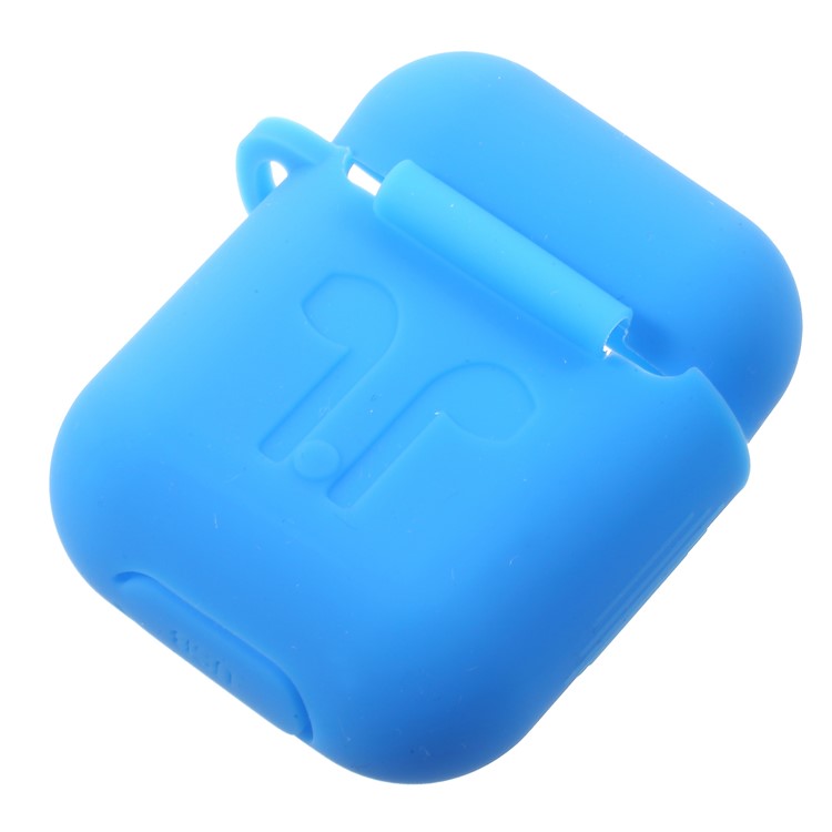 Drop-proof Soft Silicone Protection Case for Apple AirPods Charging Case - Baby Blue-8
