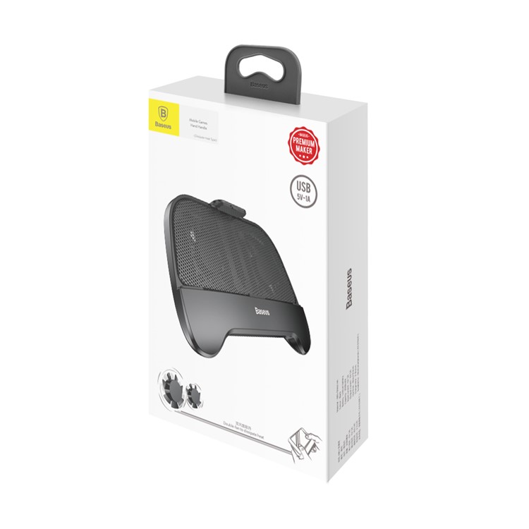 BASEUS Mobile Phone Game Handle Holder Radiator with Cooling Fan Built-in 2000mAh Power Bank-7