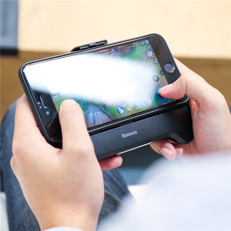BASEUS Mobile Phone Game Handle Holder Radiator with Cooling Fan Built-in 2000mAh Power Bank-9