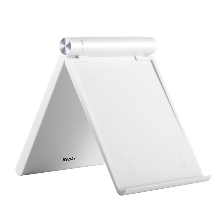 BENKS L15 Lightweight Angle Adjustable Phone Tablet PC Stand Holder for iPhone Samsung iPad etc - White-2