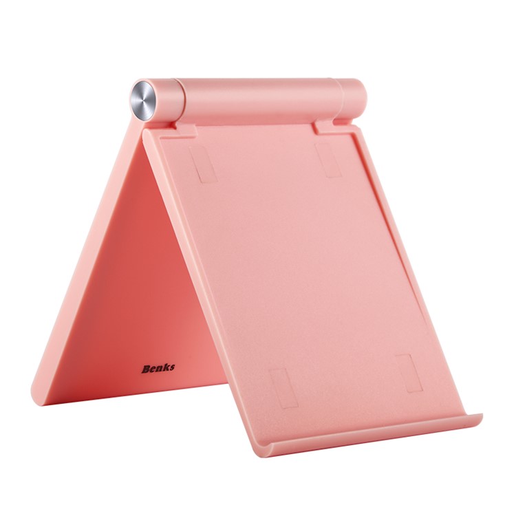 BENKS L15 Portable Angle Adjustable Phone Tablet PC Stand Holder for iPhone Samsung iPad etc - Pink-2