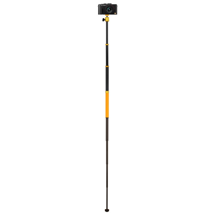 MOMAX Tripod Hero Multi-function Tripod Monopod Selfie Stick Support Hand Gesture Shoot - Gold Color-16