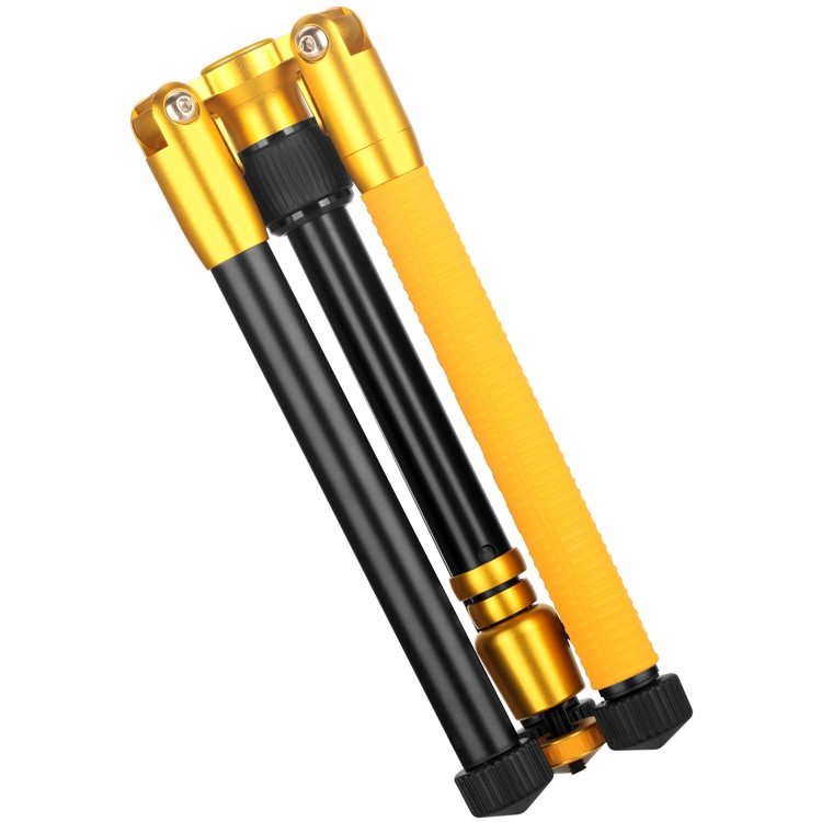 MOMAX Tripod Hero Multi-function Tripod Monopod Selfie Stick Support Hand Gesture Shoot - Gold Color-2