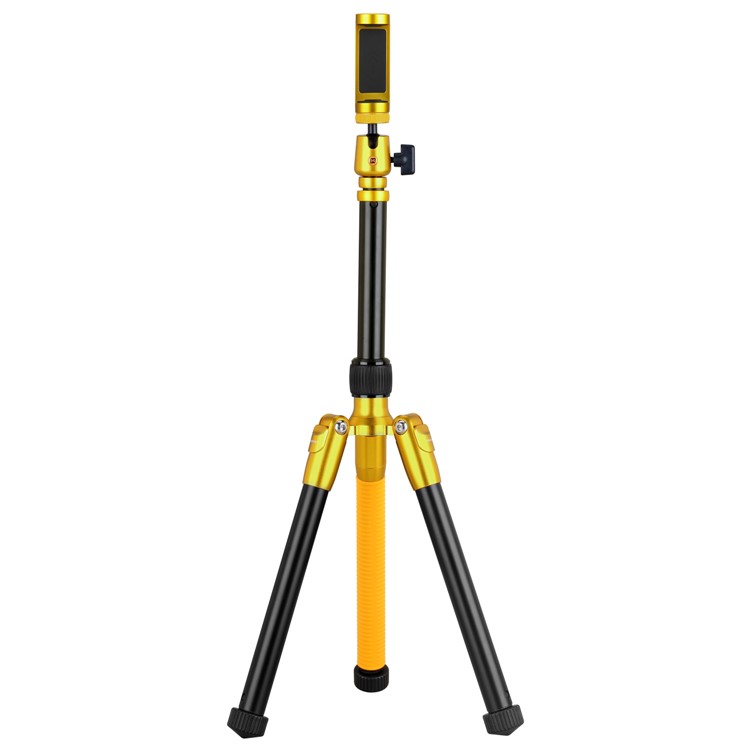 MOMAX Tripod Hero Multi-function Tripod Monopod Selfie Stick Support Hand Gesture Shoot - Gold Color-4